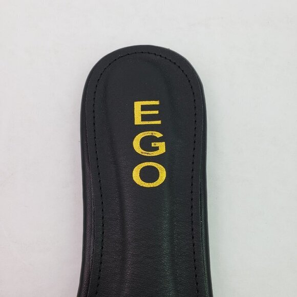 NEW EGO Tender Womens Size 10 Black Slip On Slides Flats Sandals - Picture 10 of 13